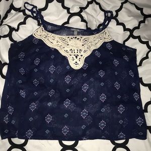 Crop top shirt from Charlotte Russe